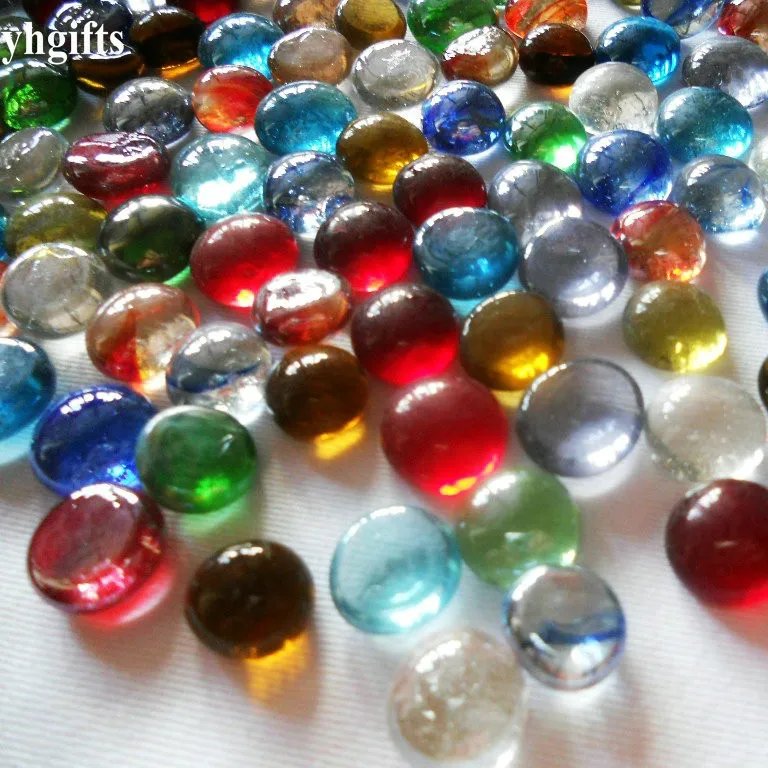 600PCS/1500gram/Lot,Mix 1.5cm round glass beads Glass mosaic Glass art,Glass craftts Mosaic craft Adult DIY Crafts and arts OEM