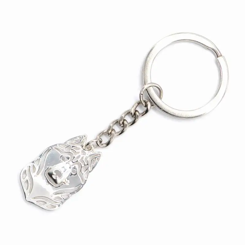 Jewelry Metal Siberian Husky Key Chains Lovers\' Pet Dog Key Chains