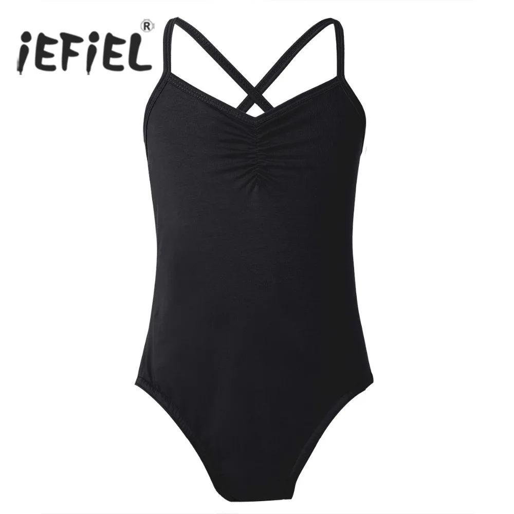 iEFiEL Ballet Tutu Leotards Dress Dancewear Gymnatics Swimsuit for Dancing Ballet Jersey Dance Leotard for Girls Bodysuit