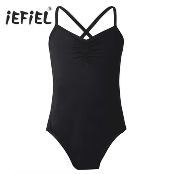 IEFiEL dzieci balet baletowa spódniczka Tutu trykoty sukienka Gymnatics strój kąpielowy do tańca taniec baletowy trykot dla dziewczynek dzieci body