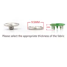 Ipomoea Snap Button Tool 100 Sets #2