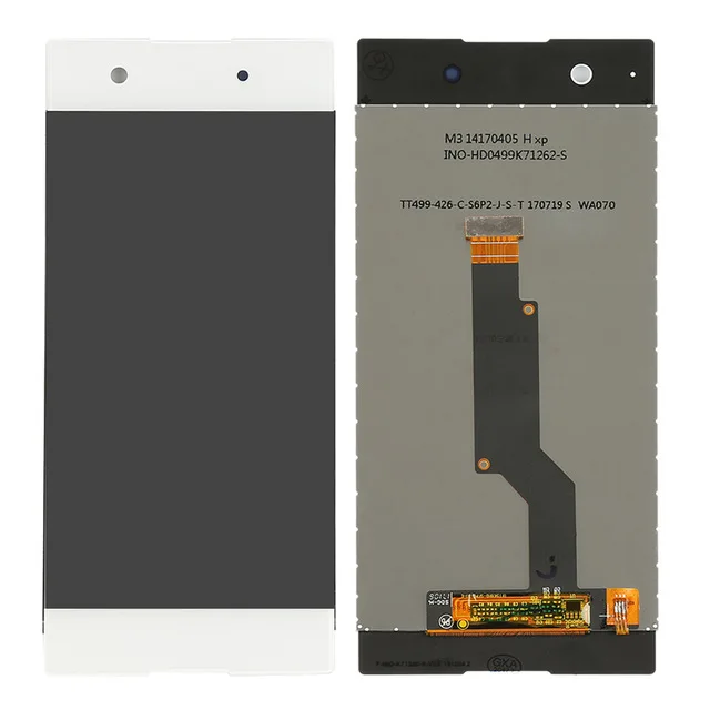 Tela de toque 5.0 polegadas para sony xperia xa1 xa 1 g3116 g3121 g3123 g3125 g3112 moldura de montagem e digitalização de lcd