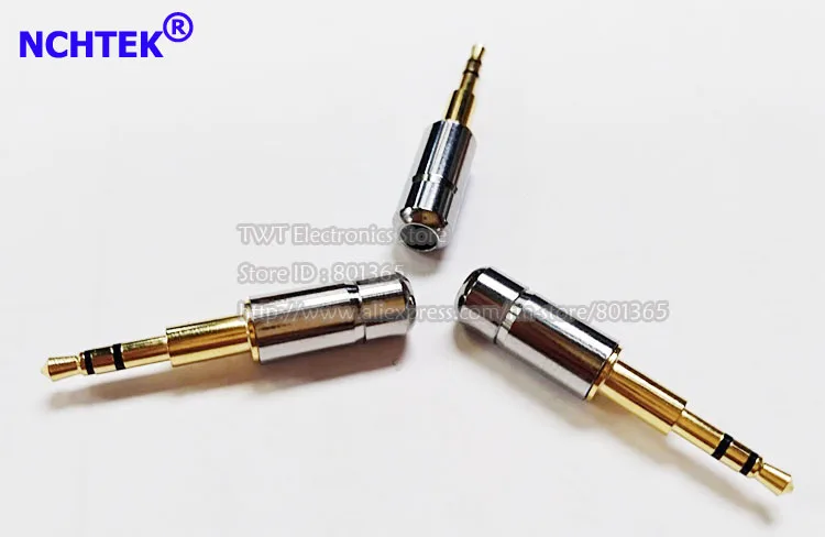 

NCHTEK Golden Plated 2.5mm Stereo Male Audio Headphone Jack Converter Adapter Connector/Free shipping/20PCS