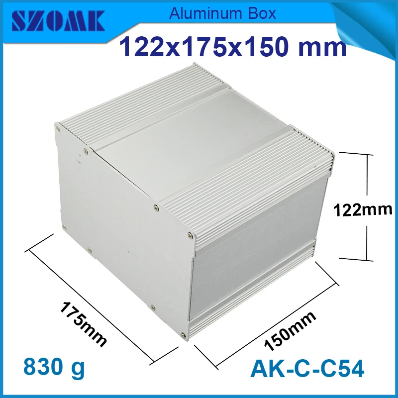 

1Piece aluminium enclosure electronic project box 122*175*150mm 4.8*6.89*5.91inch aluminium heat sink junction box