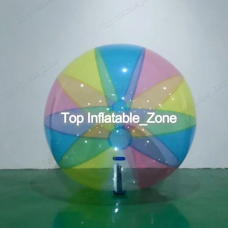 1.0mm TPU 2m palla da passeggio d'acqua di alta qualità Zorbing palla d'acqua palla gigante Zorb palloncino gonfiabile criceto umano calcio d'acqua