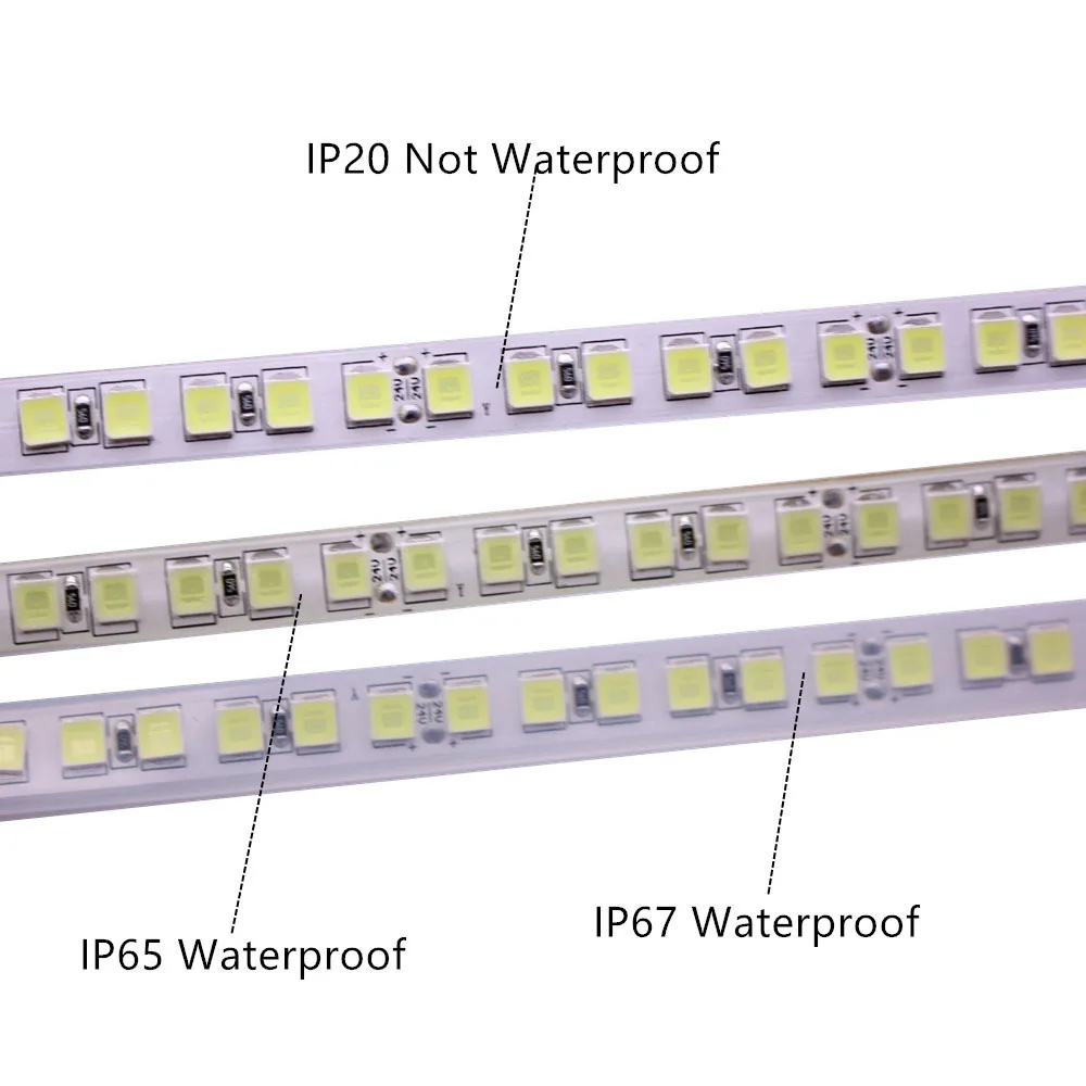 Taśma LED 12V 24v 5m 600 LED 5054 elastyczne światło IP67 wodoodporna taśma LED o wysokiej jasności biały ciepły biały