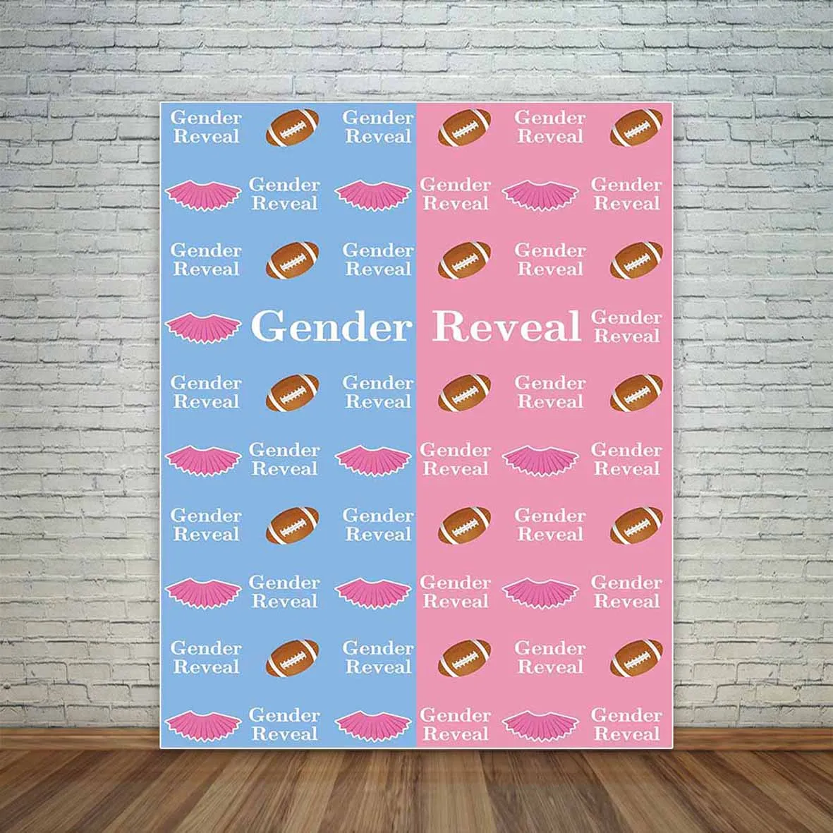 Allenjoy Ảnh Nền Chụp Ảnh Sơ Sinh Đoán Bóng Chày Váy Hồng Xanh Bé Trai Gái Giới Tính Tiết Lộ Lưng Camera Photocall