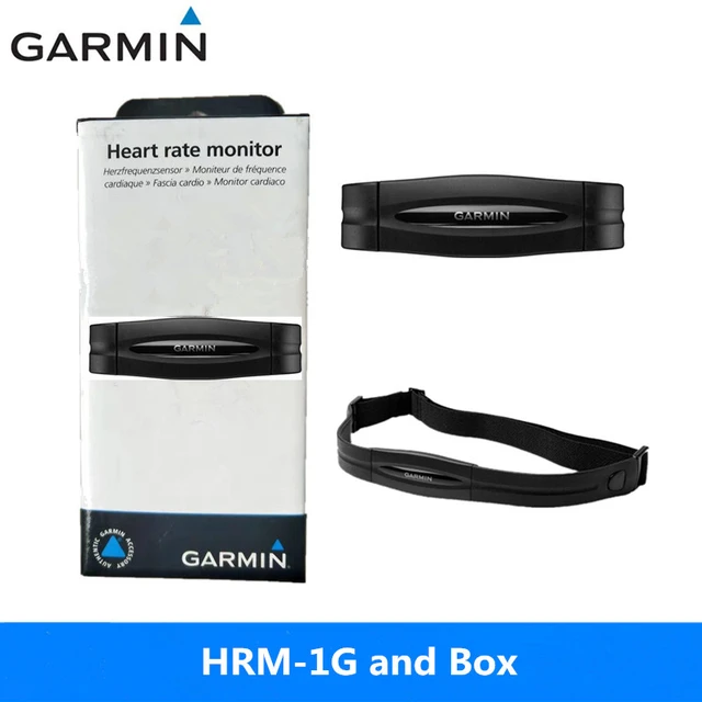 Genuine Garmin HRM1G Running Heart Rate Monitor with Chest Strap ANT Waterproof Garmin 1st Gen HRM Black Without Box