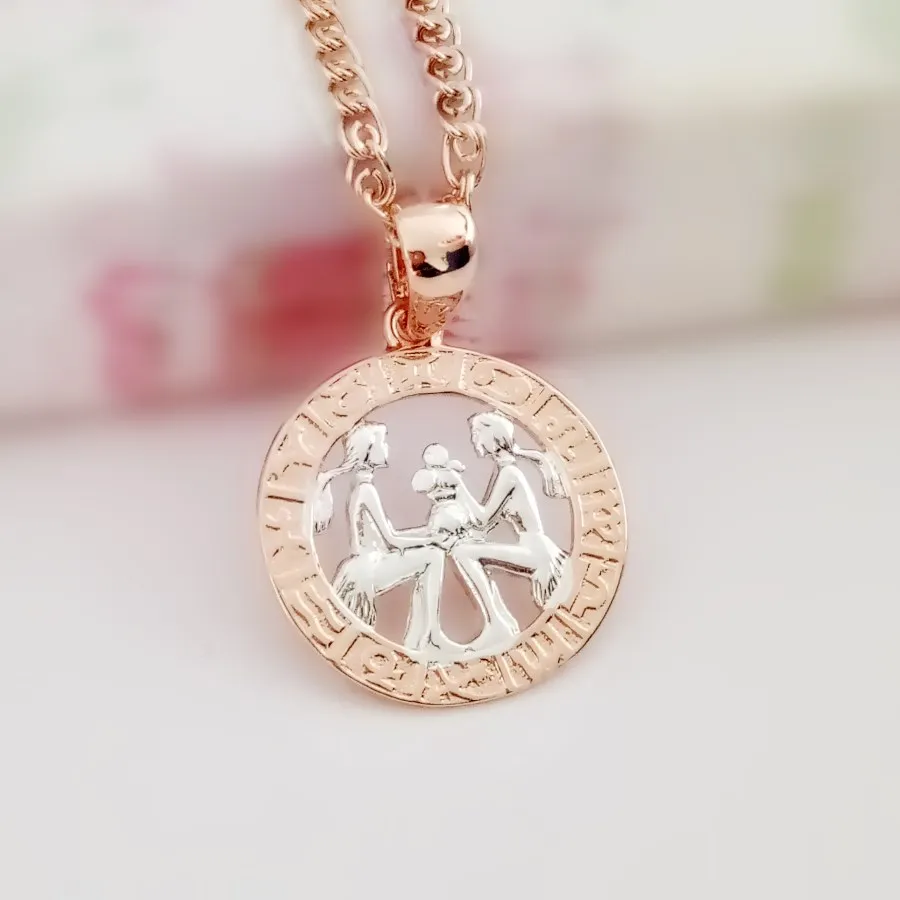 Sign of Zodiac Pendant Women Men Pendants Constellation pendant New Fashion Women Jewelry Trendy Metal Women Pendants