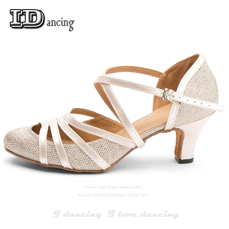 Women Latin Dance Shoes Dance Latin Shoes Jazz Dance Women Latin Salsa Dance Shoes Champagne Tango Shoes Lady JuseDanc