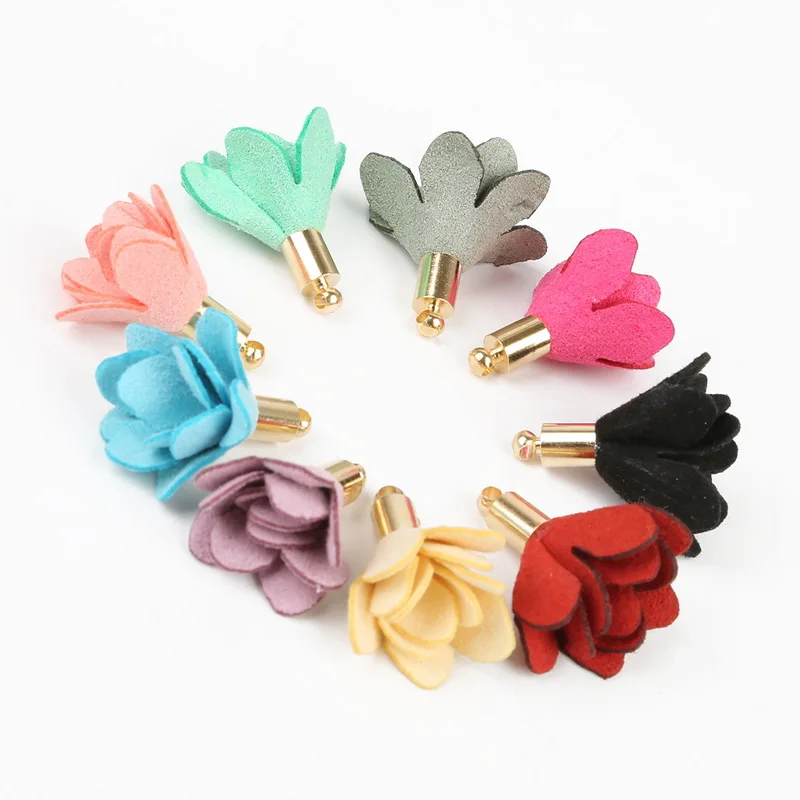 10Pcs/Lot Jewelry Accessories/Jewelry Decoration/Diy Earrings Findings/ Tassels Flowers/Brooch Production/Clothing Making