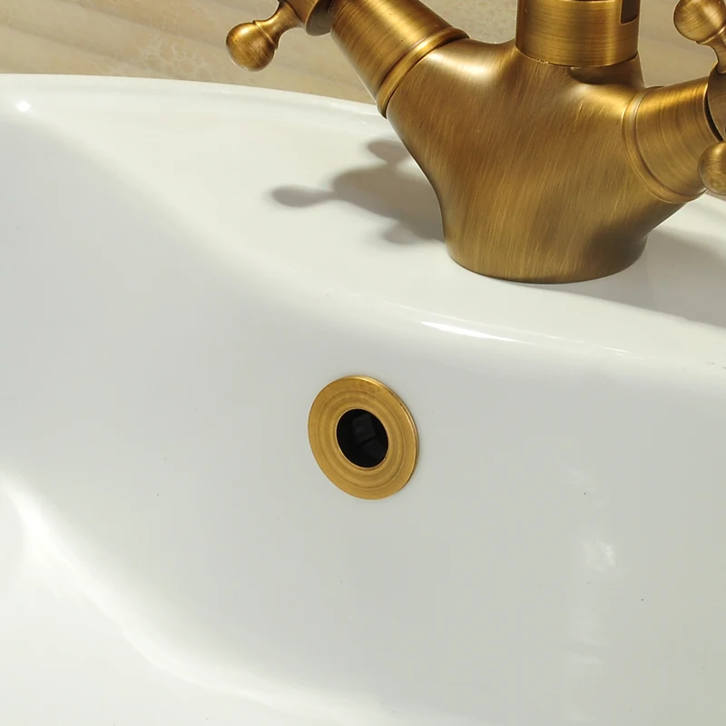 Piezas de baño, grifo de lavabo, cubierta de desbordamiento de fregadero, anillo de latón de seis pies, producto de baño, reemplazo de inserción ordenada para lavabo WF-0567