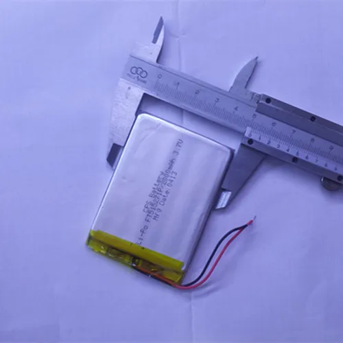 515271พอลิเมอแบตเตอรี่3.7v2000MAHที่ใช้ในดิจิตอลแบตเตอรี่แบบชาร์จไฟเช่นGPSบันทึกLi-ionเซลล์