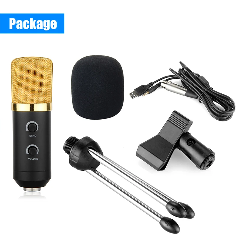 GBTIGER BM - 100FX USB Condenser Sound Recording Microphone with Braodcasting