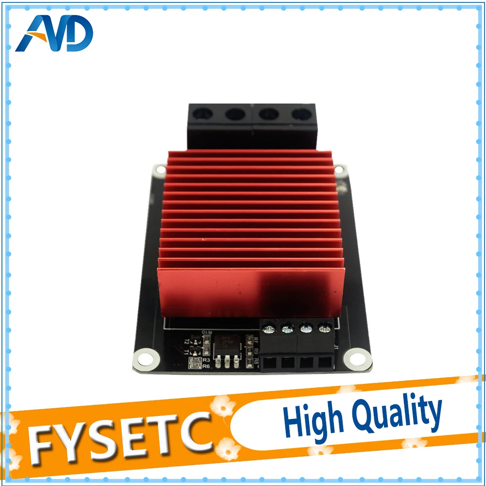 5pcs Heatbed/Extruder 30A 5-24v Red Huge Heated Sinks Heating Controller MOS Module MOSFET Board 3D Printer Parts For TEVO