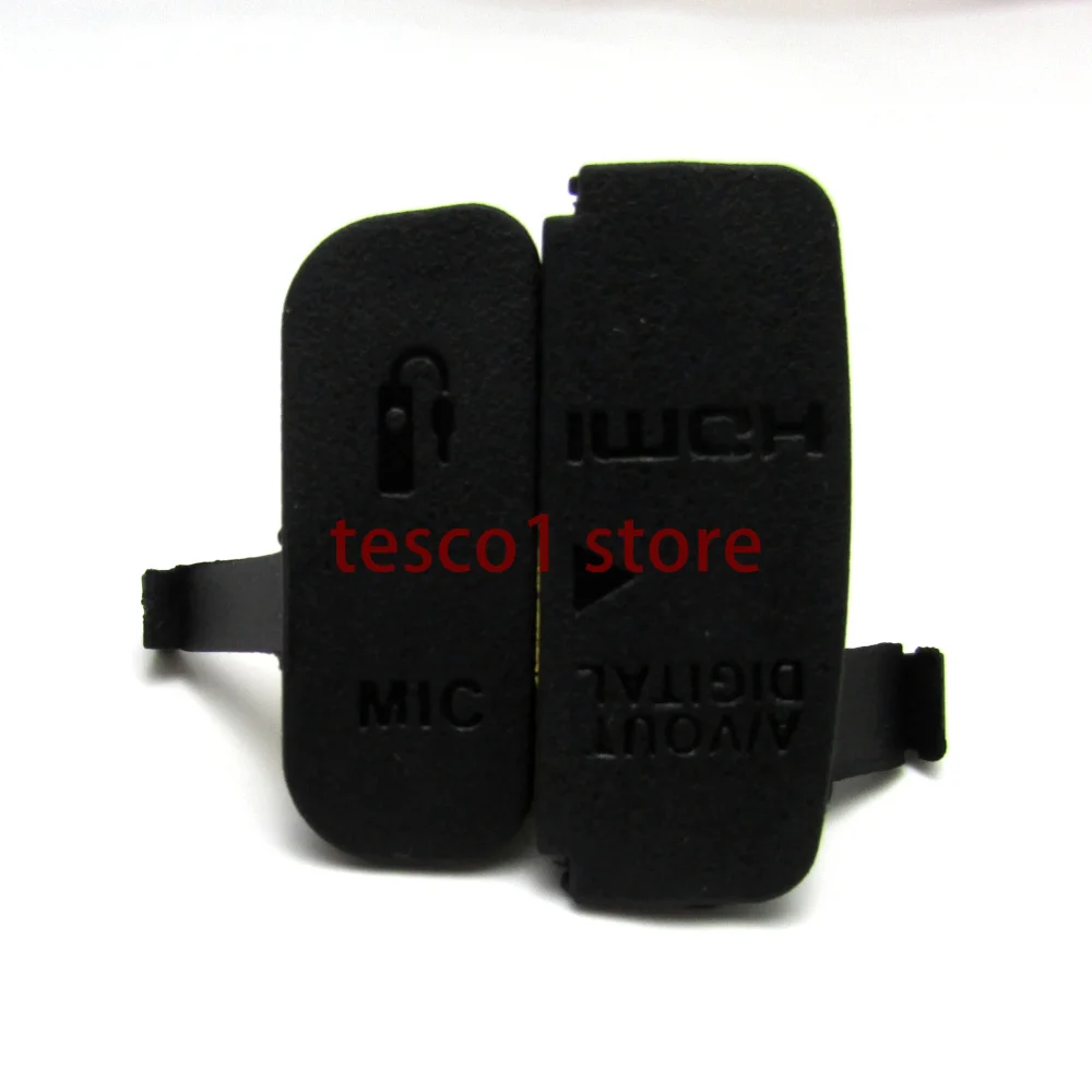 Tampa de borracha para câmera canon eos 600d, tampa de porta, usb, interface de microfone, poeira, vídeo, hdmi