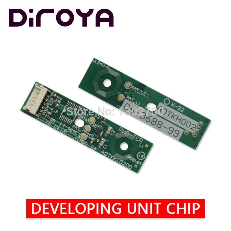 DV-512 DV311 developer unit reset chip for Konica Minolta Bizhub C224e C284e C364e C454e C554e 554 color refill chips KCMY 10set