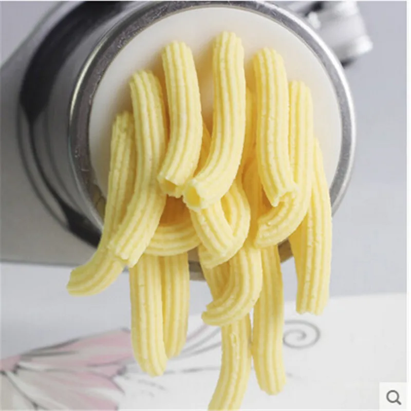 Máquina de Fazer Macarrão em Aço Inoxidável com 7 Modelos, Prensa Manual para Macarrão, Ferramentas de Cozinha, Espremedor de Frutas e Vegetais