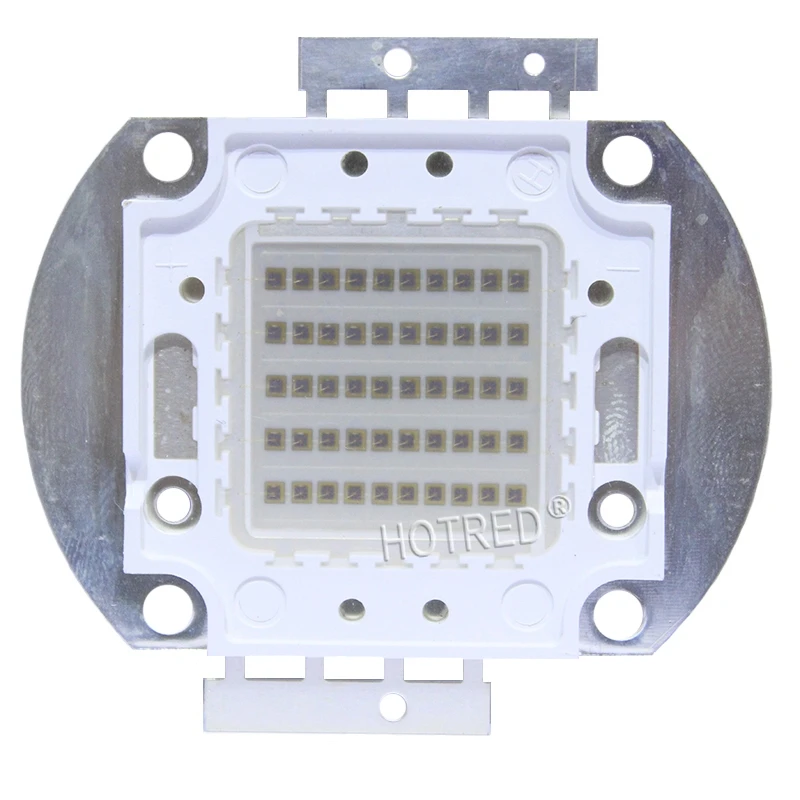 Chip LED infrarrojo de alta potencia, emisor de luz COB, 850nm, 940nm, 10W, 20W, 30W, 50W, 100W, 850nm, 940 nm, cámara CCTV de visión nocturna