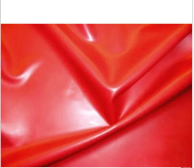 0.4mm Red Latex Rubber Sheet 200cm x 200cm latex bed sheets with glued seams