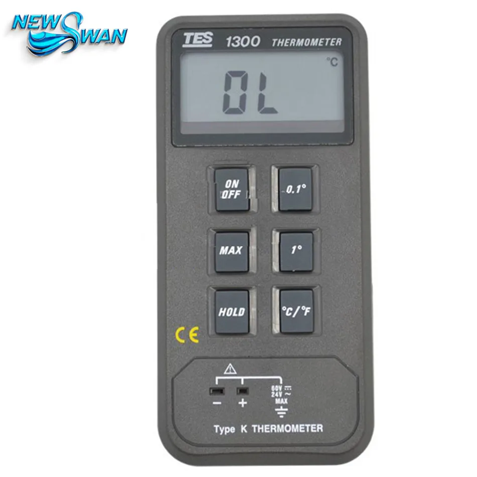 

TES1300 Portable Dgital K Type Thermocouple Thermometer