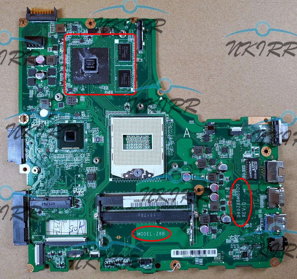 

DA0Z8BMB6D0 DA0Z8BMB6C0 NBVAY11001 NBVAE11001 GT920M 2GB motherboard for Acer Aspire E5-472G Travelmate P246M P246-MG