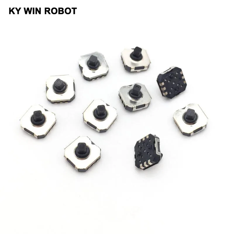 ALPS SKRHABE010-Joli tactile SMD à 5 voies, 10 pièces/lot, bouton-poussoir, joystick multi 7x7,7x7x5mm, pratique pour téléphone numérique c