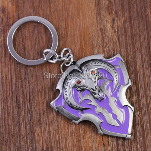 Wholesale Dota 2 Onlline Game Keychains Alloy Pendant Key Chains For Fans Gifts 12pcs/lot