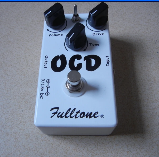 Accesorios de guitarra Clone Fulltone OCD pedal de guitarra Overdrive Obsessive Compulsive Drive (OCD) Pedal de gran tono de guitarra