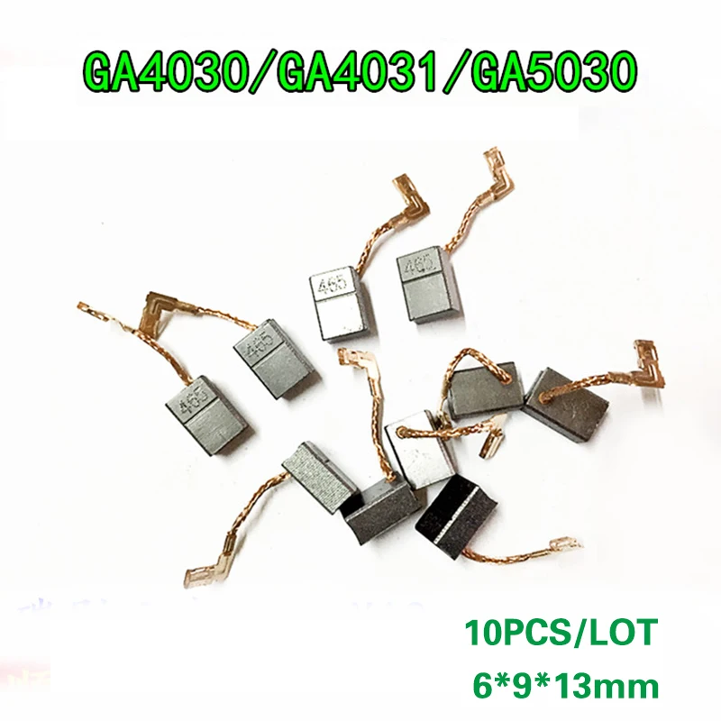 

10PCS/LOT, 6X9X13mm Carbon Brushes For Makita GA4030 GA4031 GA5030 CB459 CB460 Angle Grinder, High quality!