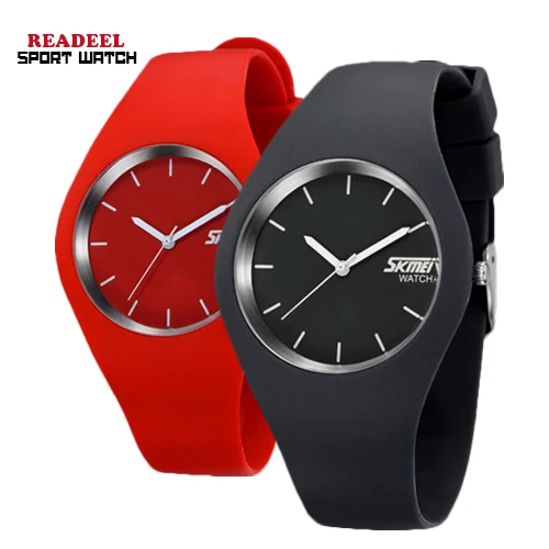 Quartz Sport Watches Men And Women Fashion Casual Quartz-watch Student Silicone Jelly Watch For Girls Boys Relogio Masculino