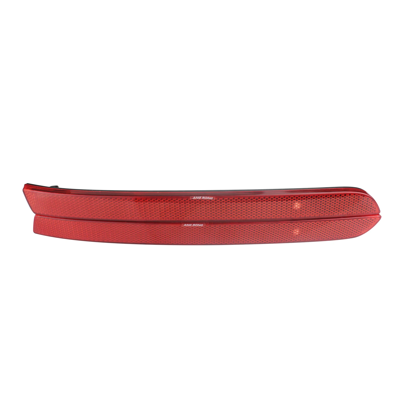 ANGRONG 2x Rear Bumper Reflector Red Lens For VW T5 Transporter Caravelle Multivan 2012-2016