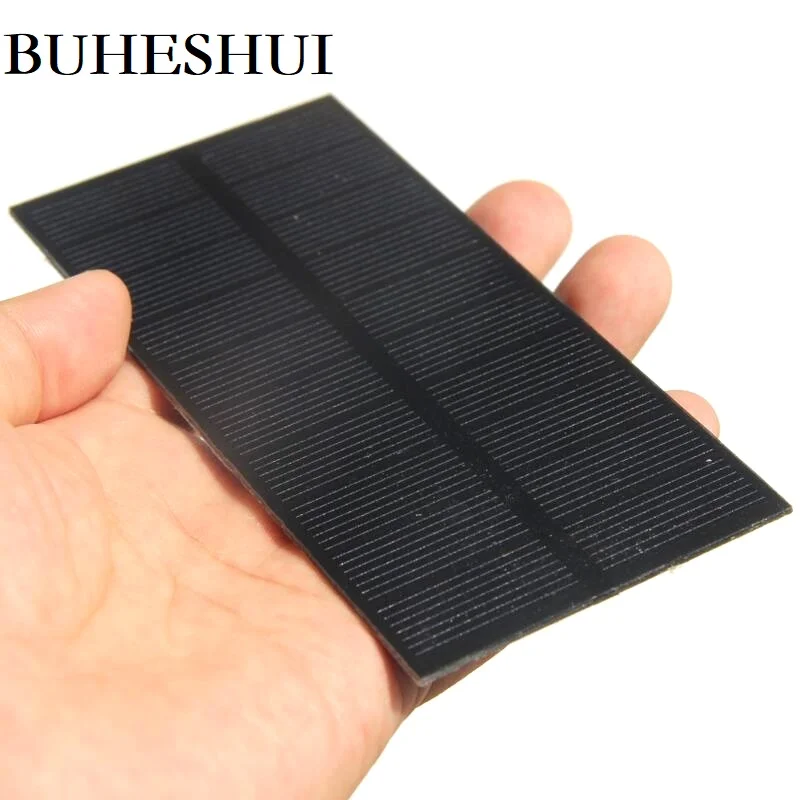 1.3W 5V Mini Solar Panels PET Solar Cell Monocrystalline Solar Module for Courtyard Light DIY Solar Toys 131*61MM 10PCS