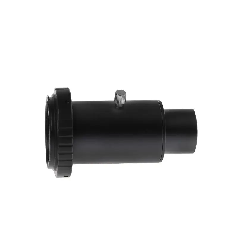 Aluminum T2 Adapter Telescope Extension Tube 1.25 inch Telescope Mount Adapter Thread T-Ring for Canon EOS /Nikon DSLR Camera