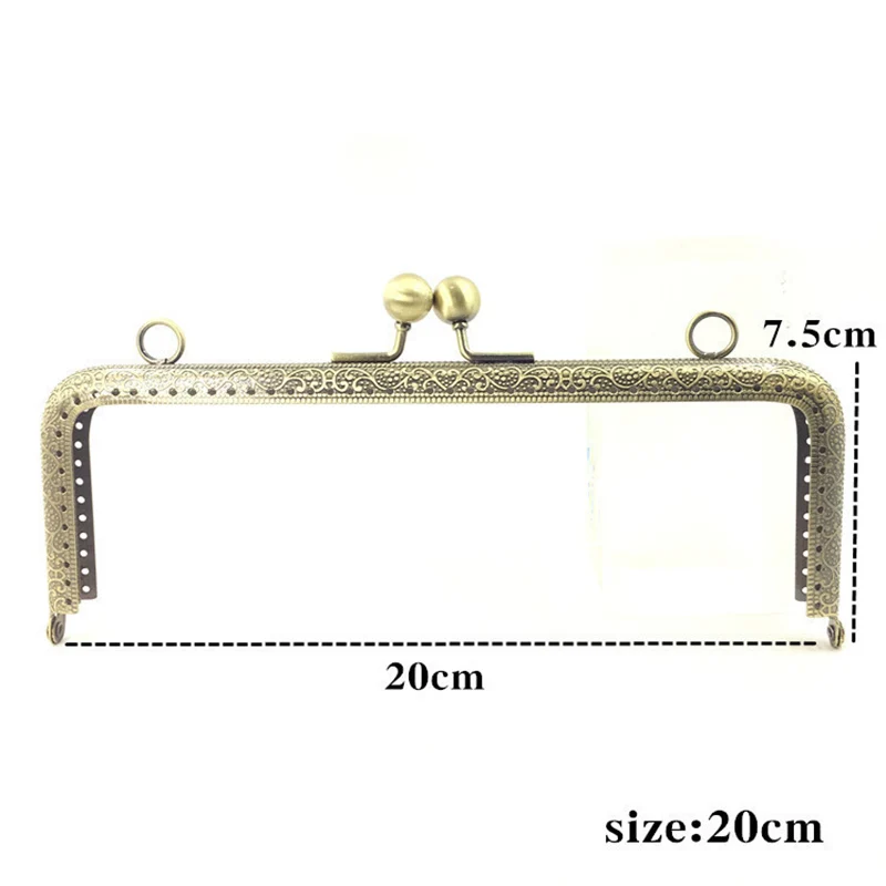 6.5-20cm Metal Frame Purse Handle Coins Bags Kiss Clasp Lock  Accessories