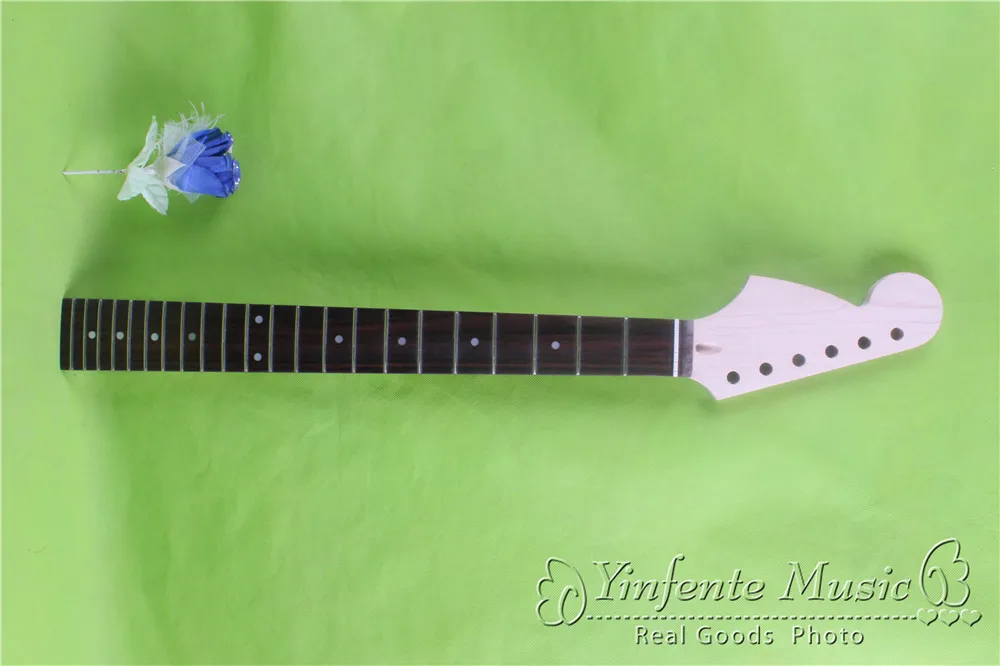 

one LEFT unfinished Guitar neck electric guitar neck Solid wood 22 fret New ROSEWOOD FINGERBOARD