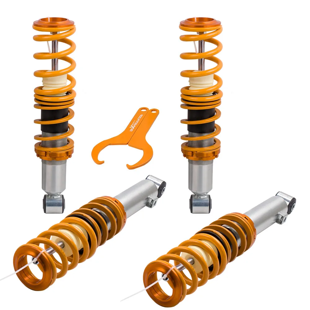 Coilovers Shock Absorber For Mazda MX5 MK1 type NA MX-5 Convertible Front & Rear for 1.6 1.8 Adjustable Absorber Spring Lowering