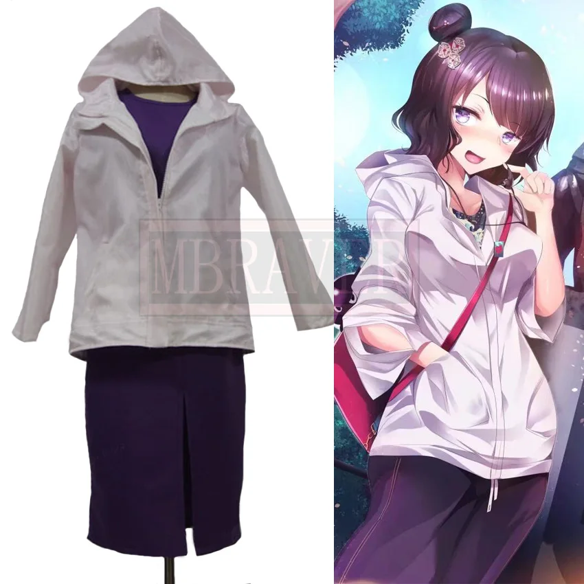 Fate/Grand Order FGO Foreigner Katsushika Hokusai Cosplay Costume Uniform Party Christmas Halloween Custom Made Any Size