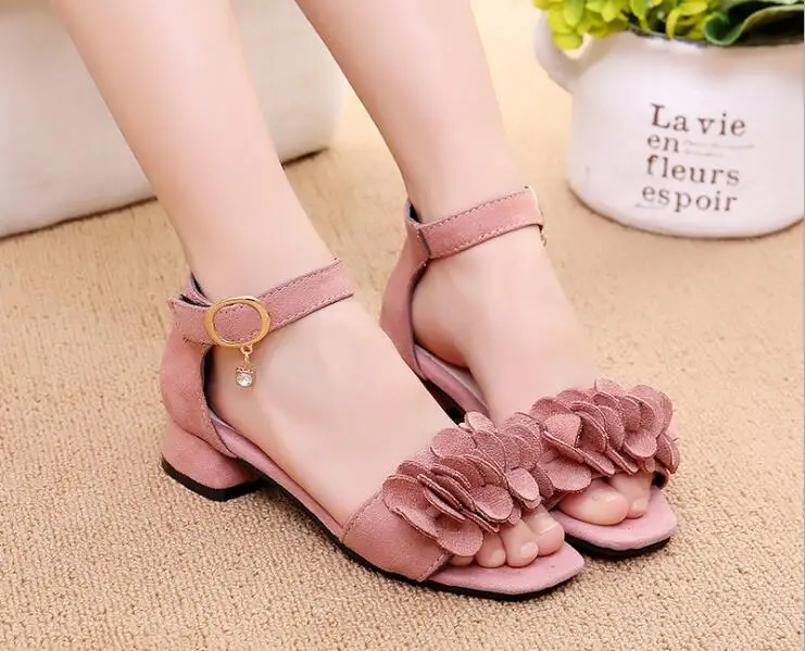 Children Princess Shoes 2019 Brand Spring Summer Girls Shoes Baby Kids Leather Shoes for Girls Sandals Baby Girl Dancing Shoes