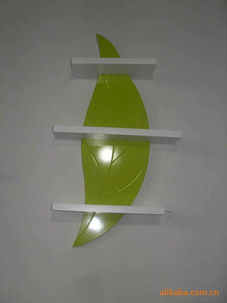 

Factory direct wholesale creative wall hanging cabinet Zhiwu leaf-shaped wooden clapboard wall hanging wall cabinet