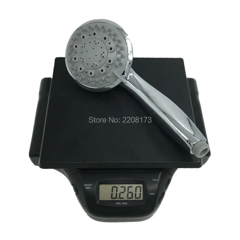 Groothandel Hoge Kwaliteit Badkamer Zeven Functie Handheld Ronde Douchekop Water Saving Handdouche In Chrome