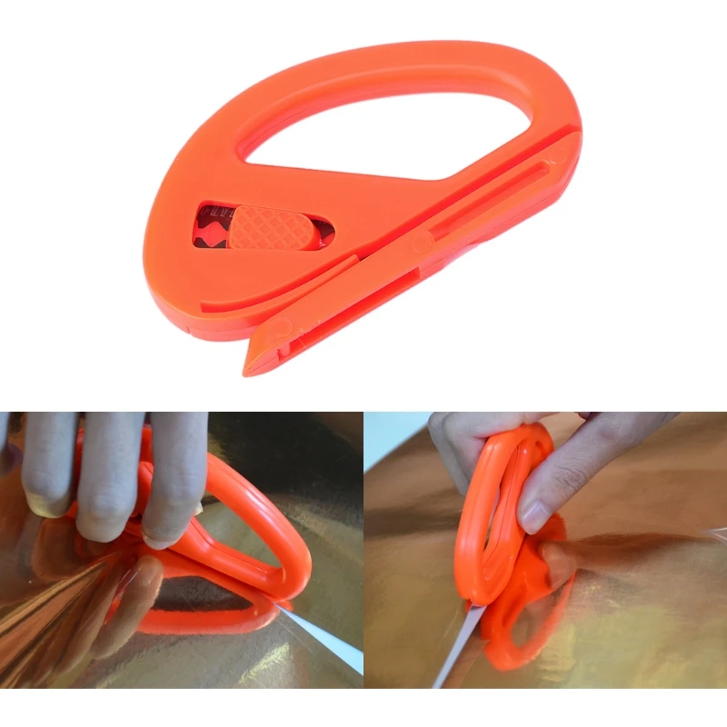 

2024 New Car Vehicle Snitty Fiber Vinyl Film Sticker Wrap Safety Cutter Cutting Knife