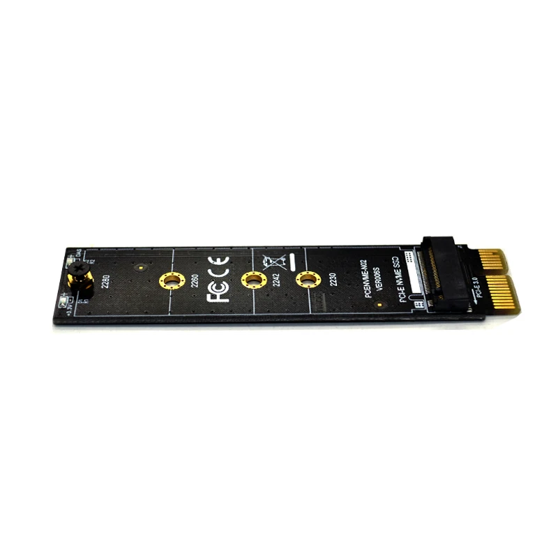 

M.2 NVME Adapter M.2 SSD to PCIE 3.0 X1 Expansion Card Converter Riser Card M Key Connector with M.2 Heatsink Supports NVMe SSD