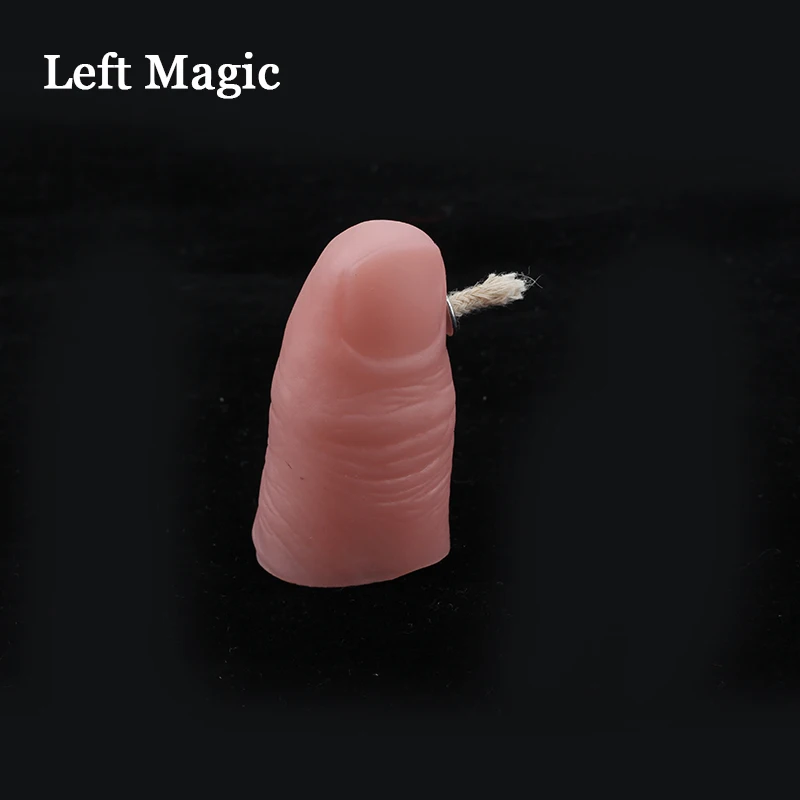 Flaming Thumb Tip Fire Magic Tricks Candle Lite Flame Moving Street Magic Porps Tool Illusion Mentalism Accessories