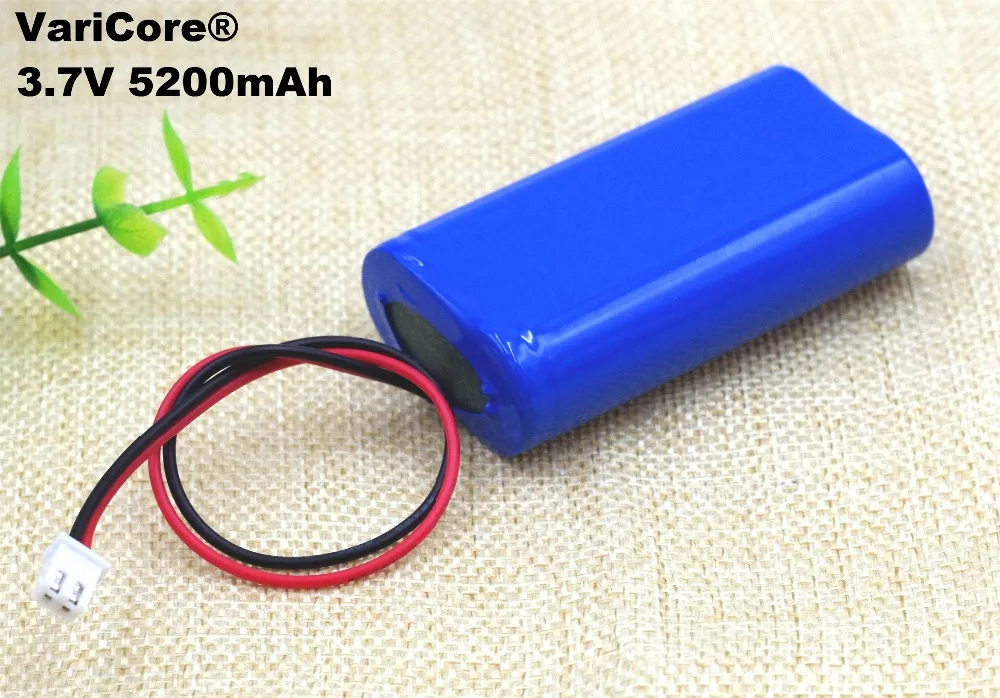 3.7V 18650 bateria litowa 2600mAh 5200mAh wędkarstwo LED Light głośnik Bluetooth 4.2V awaryjne baterie DIY + ochrona