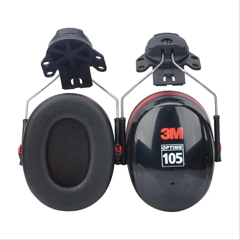 3M H10P3E Earmuffs Helmet hanging ear cups Hearing Conservation Anti-noise Shooting Outdoor Labor Protector for Drivers/Workers