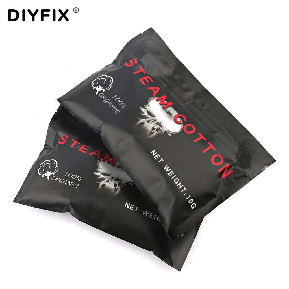 

DIYFIX Organic Cotton Bacon Kendo Vape Cottons for Electronic Cigarette Rebuildable RDA RBA DIY Atomizer Vapor Cotton Accessory