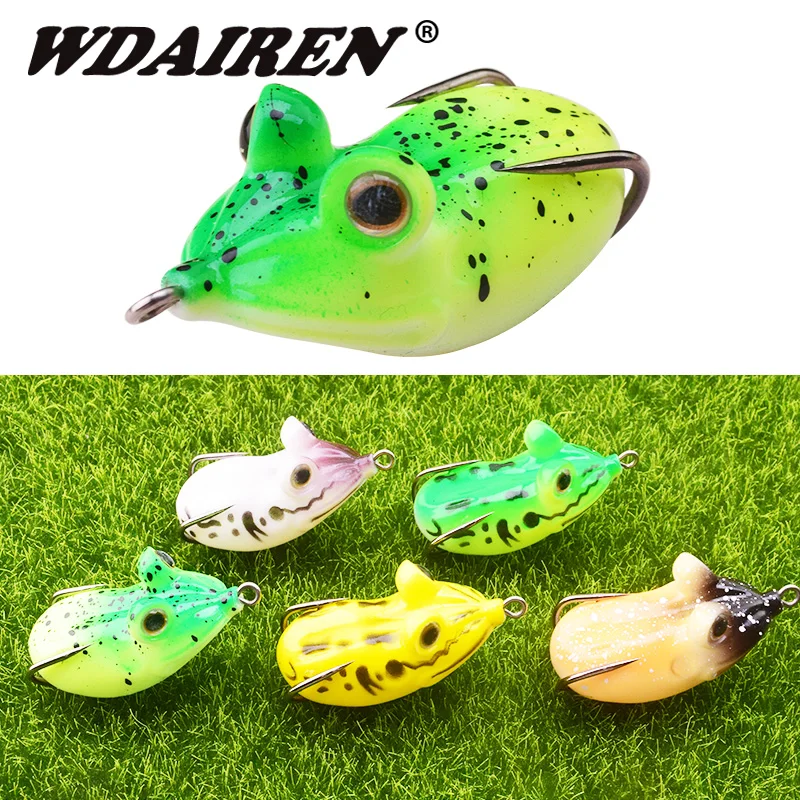 Señuelo Rana de Silicona – Cebo blondo para Pesca - imagen 2