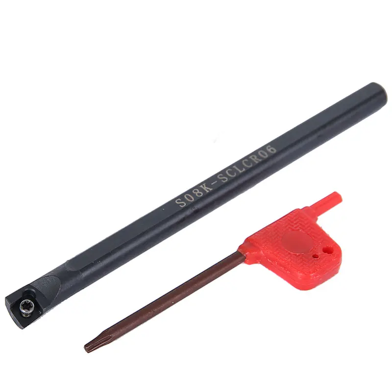 1 Chiếc S08K SCLCR06 Nội Bộ Dụng Cụ Xoay Nhàm Chán Thanh Với T8 Cờ Lê
