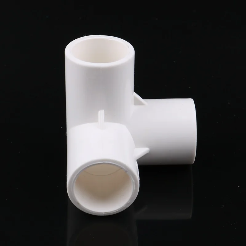 ID 40mm 50mm PVC Pipe Connector 3 Way Stereo Joints Three-dimensional Connector Water Pipe 3D DIY Joints